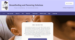 Desktop Screenshot of breastfeedingandparentingsolutions.com